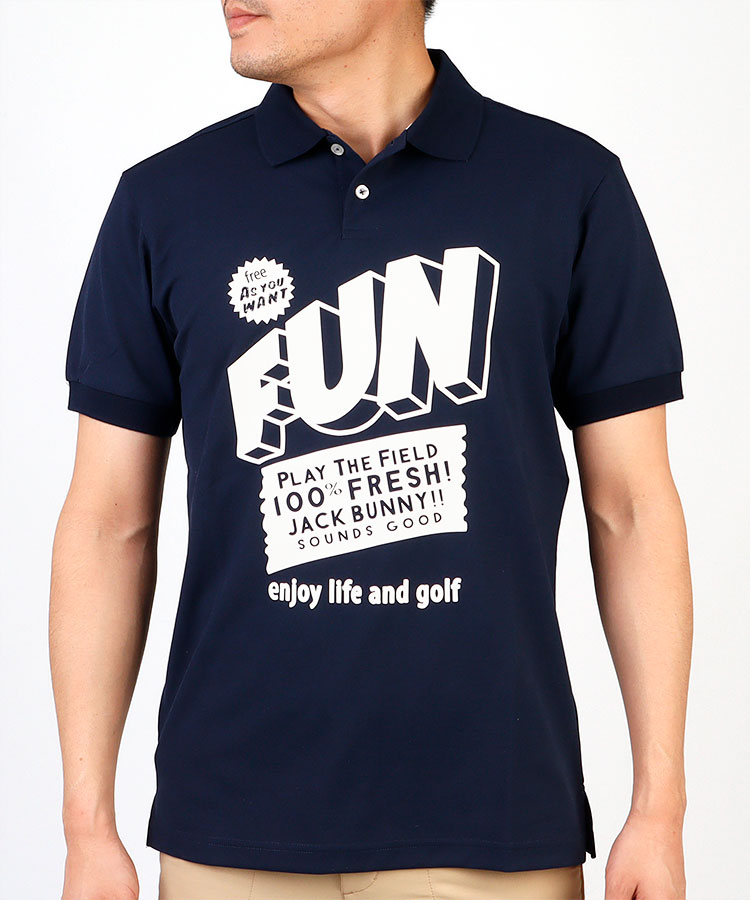 JB ビッグ「FUN」ロゴ◆ポロシャツ