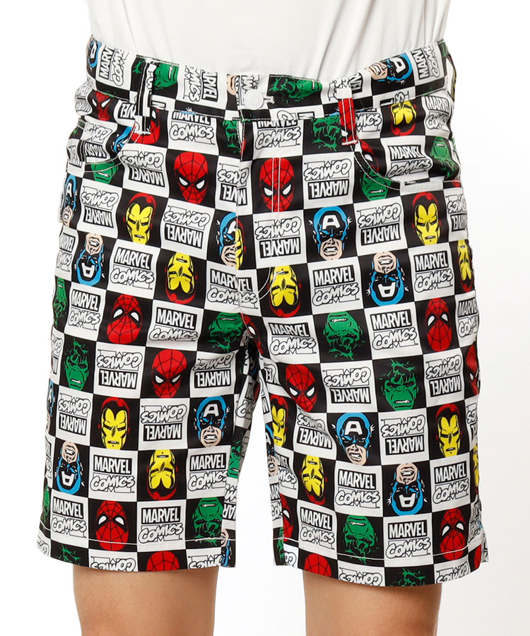 JB 【MARVELコラボ】アメコミプリントハーフパンツ