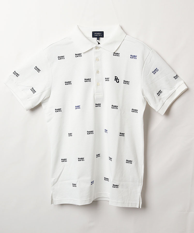 PG DRYMASTER◆2段ロゴ半袖ポロシャツ
