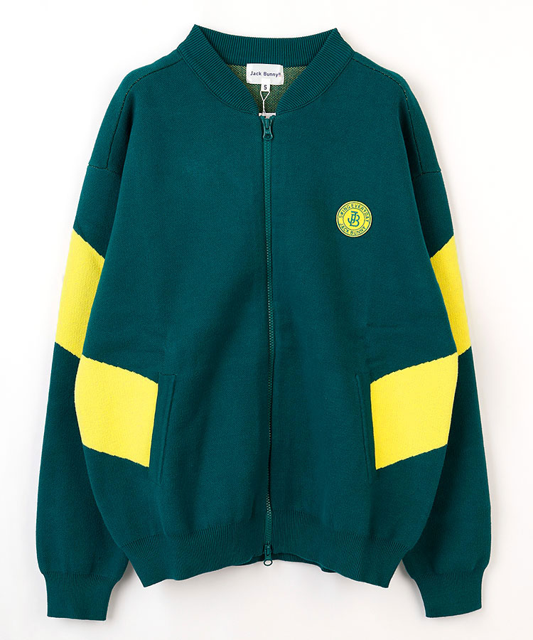JB BACKロゴジャガードジップブルゾン