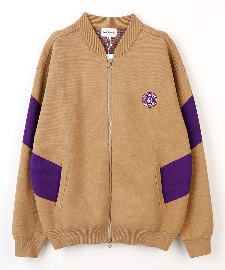 JB BACKロゴジャガードジップブルゾン