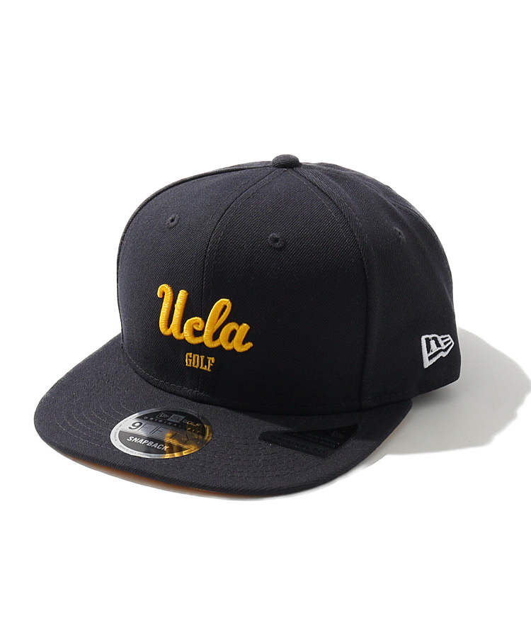 NE [UCLA]抗菌ツイルフラットキャップ(ダークネイビー)