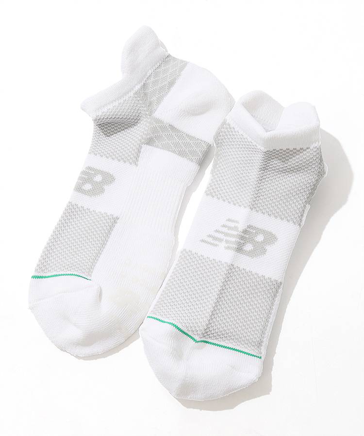 NB チェック柄入りアンクルソックス