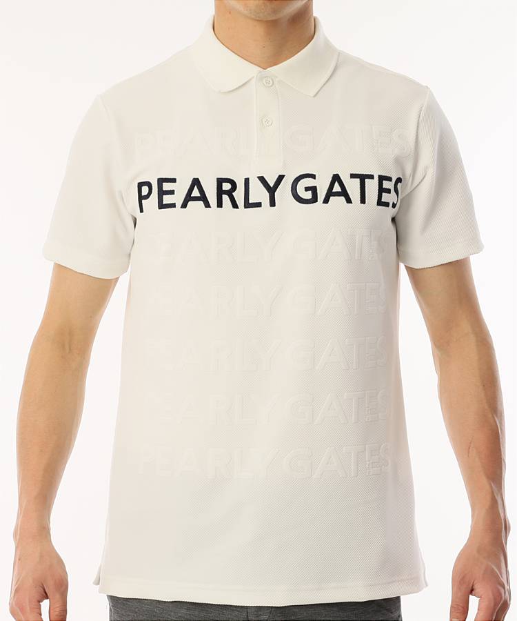 商品一覧画像：PG ロゴ織り半袖ポロシャツ
