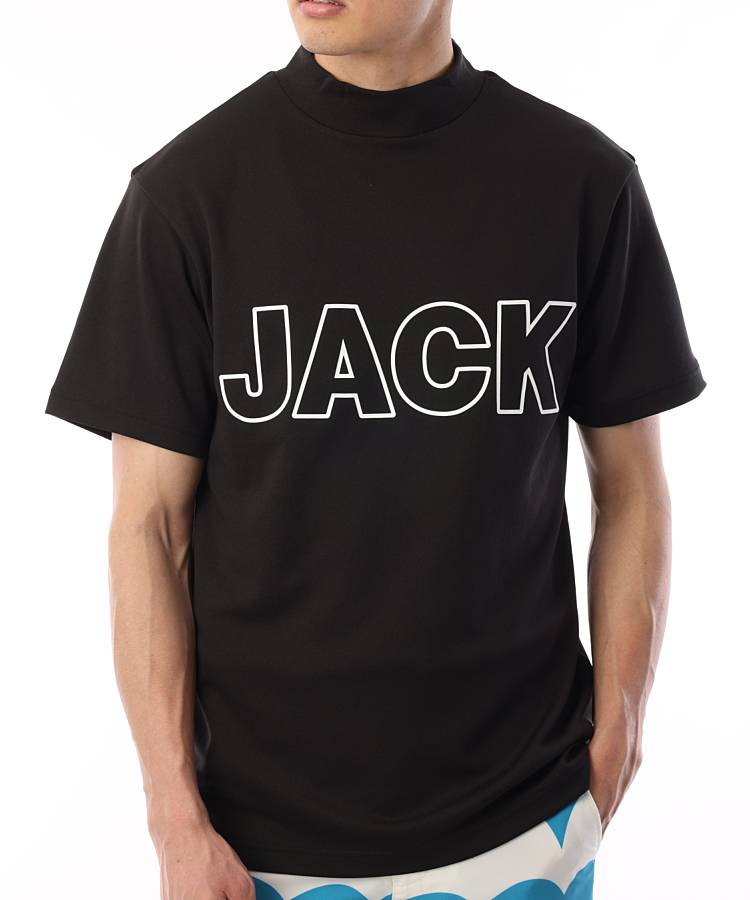 JB BIGロゴDRYスタンドネックカットソー