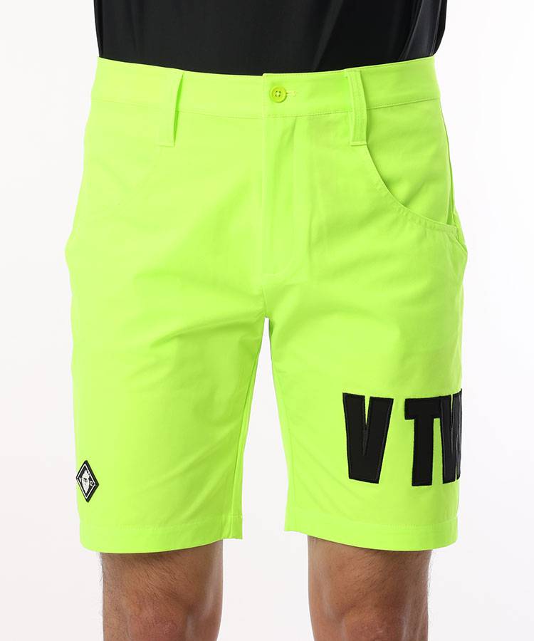VI アップリケLOGOシンプルハーフパンツ
