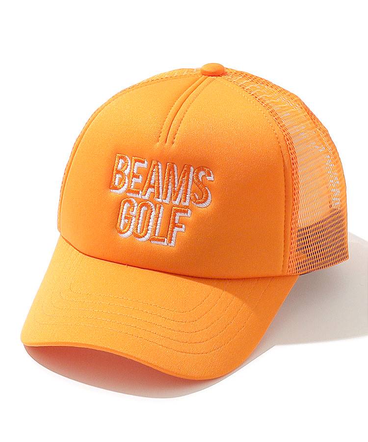 BE フロントLogoメッシュキャップ