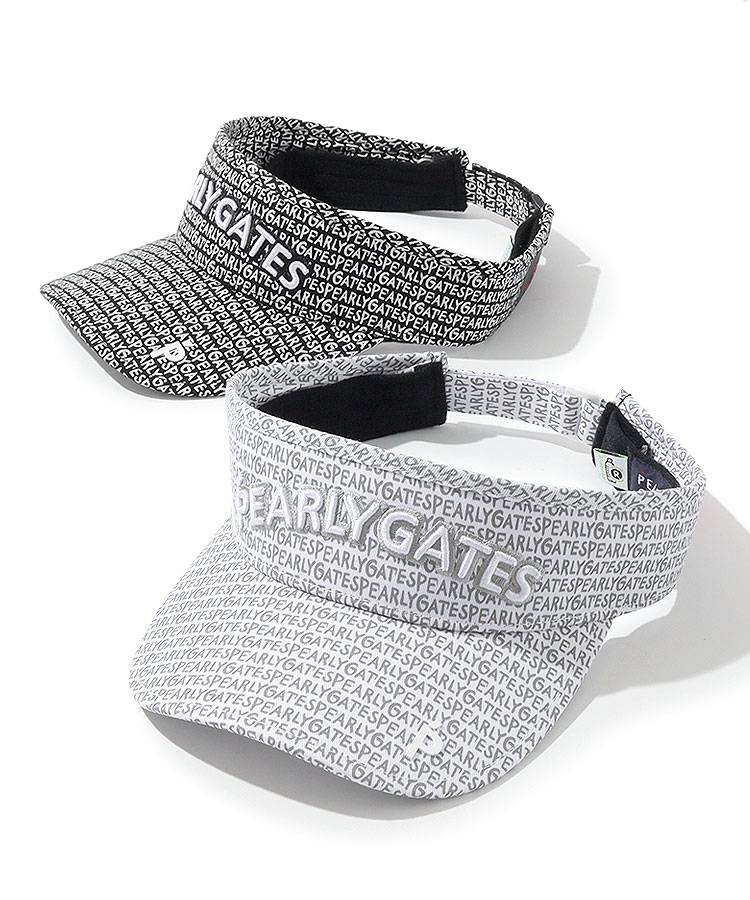 PG ペイントロゴ柄ECOツイルサンバイザー