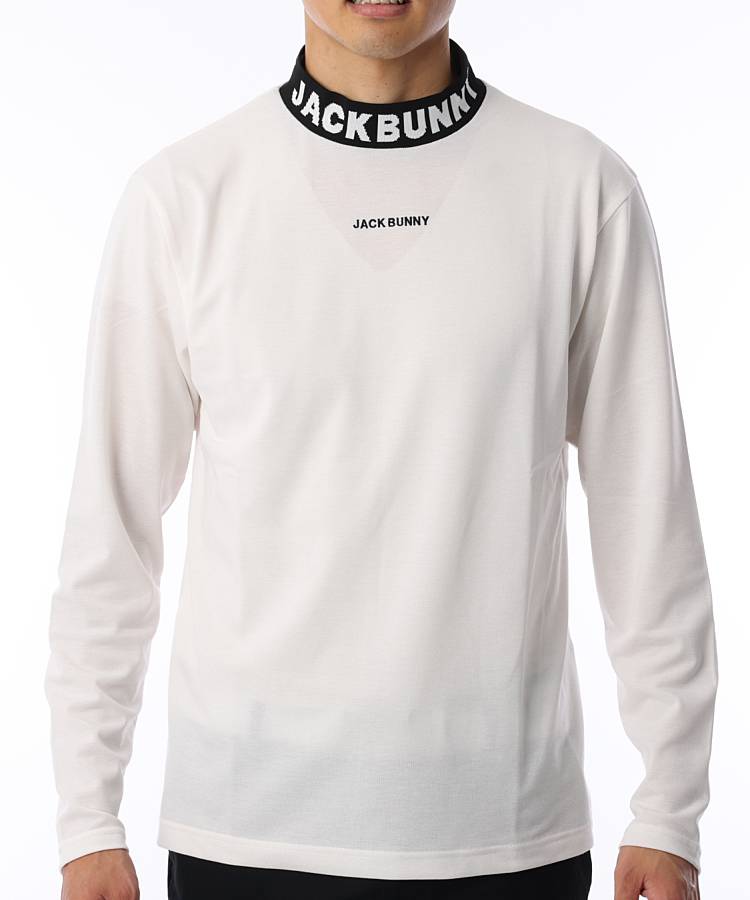 JB 【CP対象品】ジャガードロゴモックネック長袖カットソー