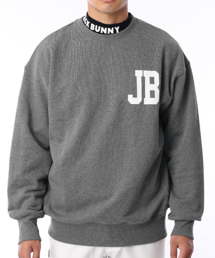 JB BIGロゴプリント裏毛スウェットプルオーバー
