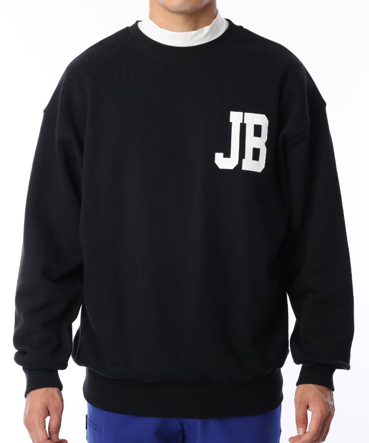 JB BIGロゴプリント裏毛スウェットプルオーバー