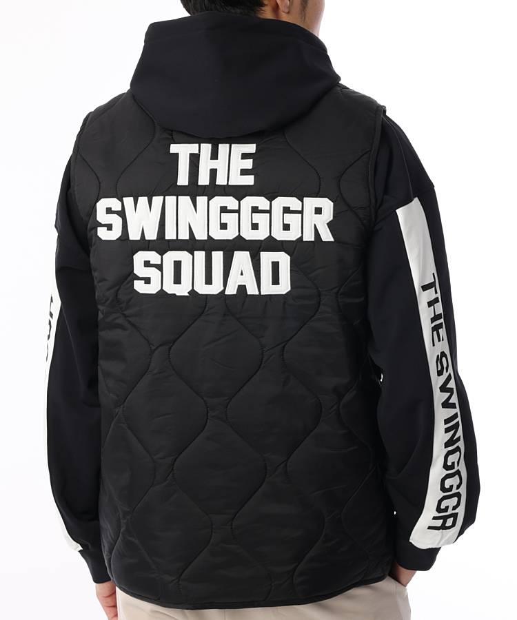 SG バックロゴキルティング中綿ベスト