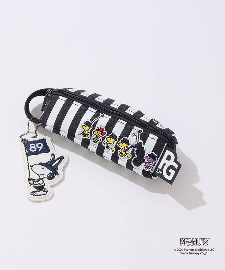 PG SNOOPY_ボールポーチ＜ボーダー柄＞(UNISEX)