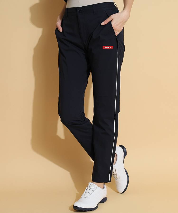 アンパスィレインウエアパンツLsize アンパスィ AP 【撥水ストレッチ】バックロゴレインパンツ レディース