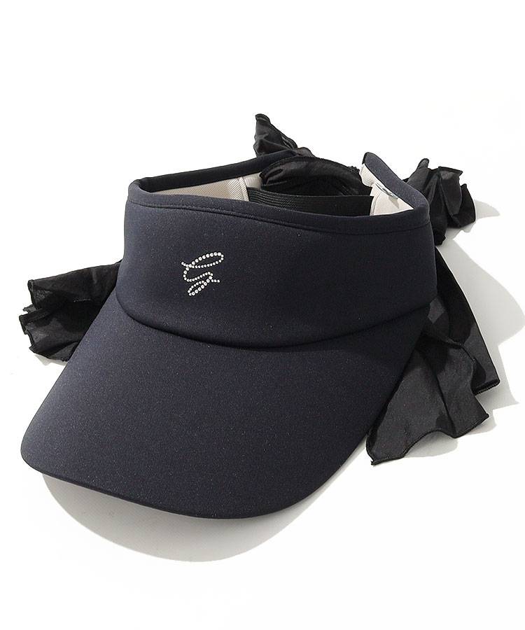 デサントゴルフ DE [LUXE]リボンテールサンバイザー レディースゴルフ