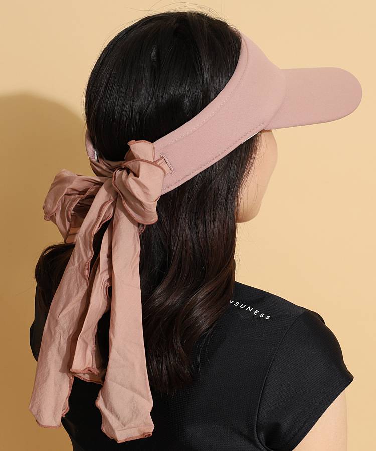 デサントゴルフ DE [LUXE]リボンテールサンバイザー レディースゴルフ