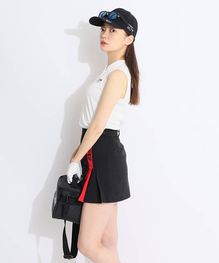 マスターバニー MB ロゴプリントノースリーブ鹿の子カットソー