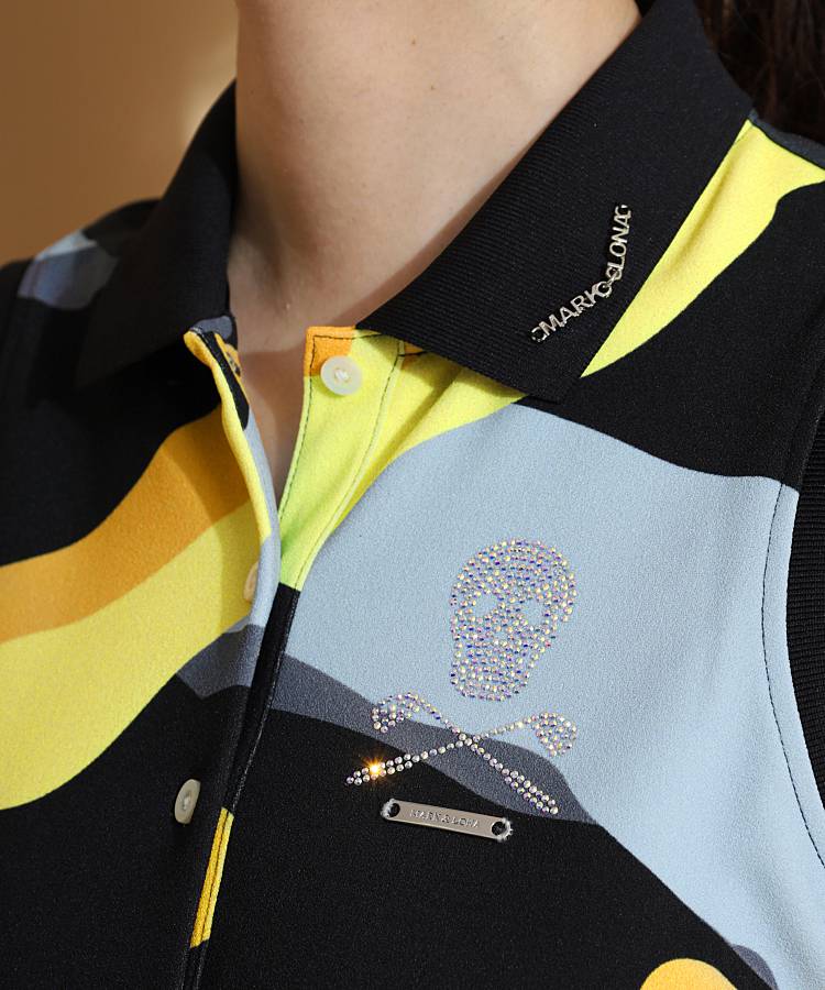 MARK ＆ LONA ノースリーブ ポロシャツ ゴルフウェア レディース MARK ＆ LONA ノースリーブ ポロシャツ ゴルフウェア レディース