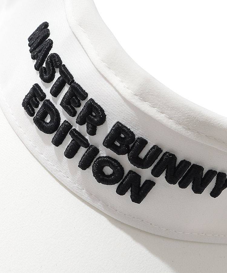 マスターバニー　サンバイザー　ゴルフウェア　masterbunny　ホワイト MASTER BUNNY EDITION サンバイザー 「MASTER EDITION」ツイル