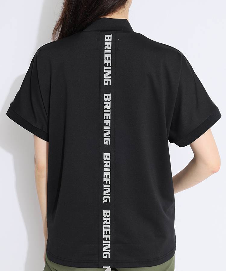 ブリーフィング ゴルフ モックネック Tシャツ - ウエア(女性用)