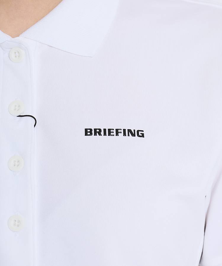 ブリーフィングゴルフ BR サイドロゴテープ半袖ポロシャツ レディース