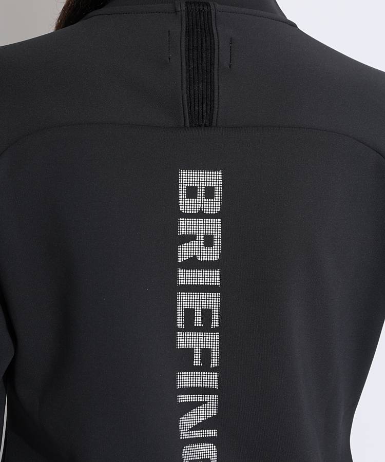 ブリーフィングゴルフ BR バックロゴハーフジップ長袖カットソー