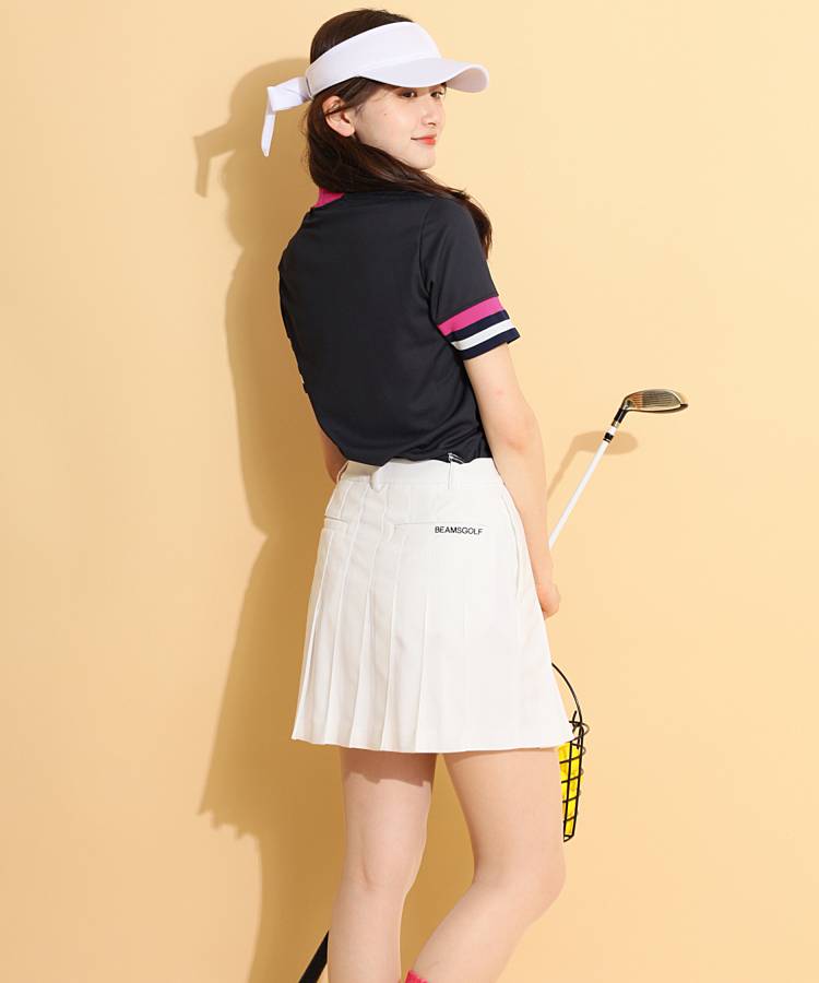 限定 クーポン10% ビームスゴルフ beams golf プリーツスカート