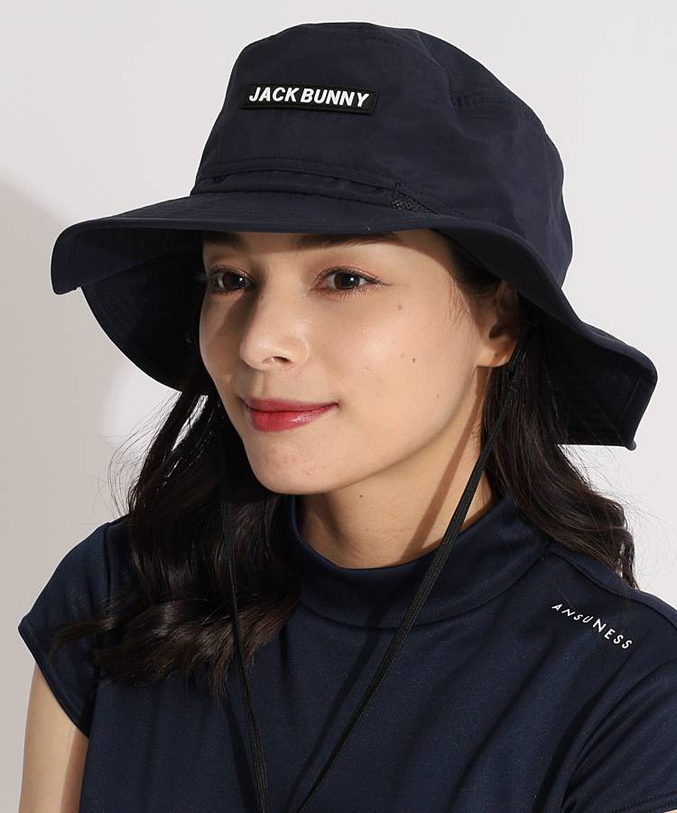 ジャックバニー JB メッシュ切替顎紐付きバケットハット