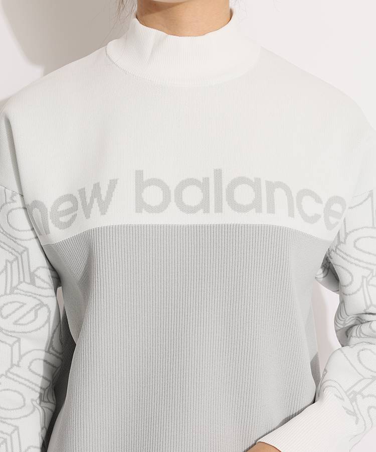 ニューバランスゴルフ NB 【ECO】スリーブ3Dロゴモックネック ニューバランスゴルフ NB 【ECO】スリーブ3Dロゴモックネック