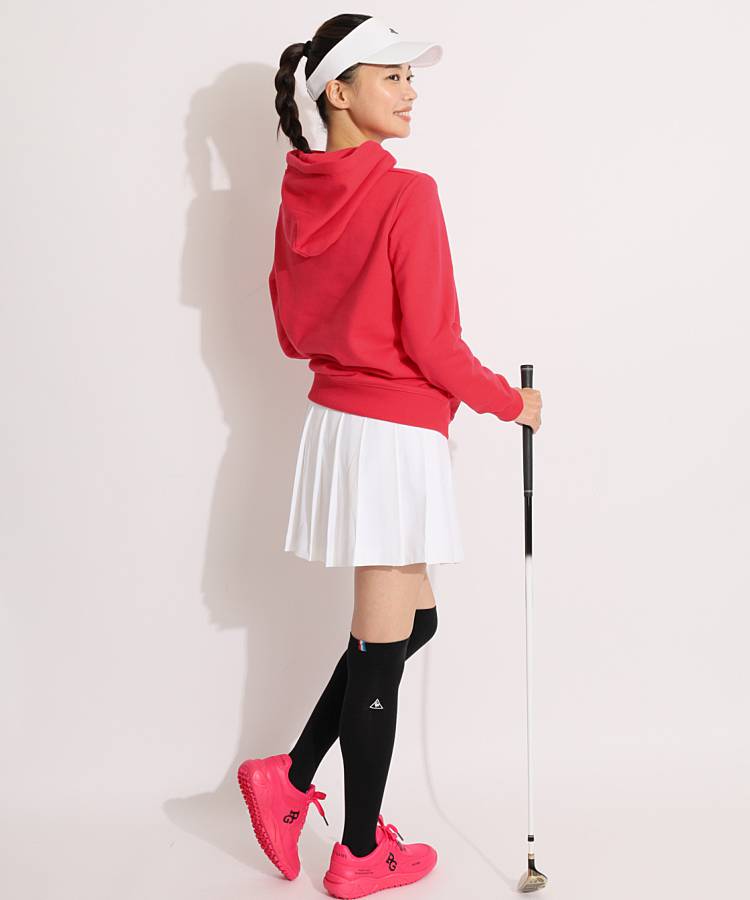 パーリーゲイツ PG チャーム付きワントーンスパイクレスシューズ