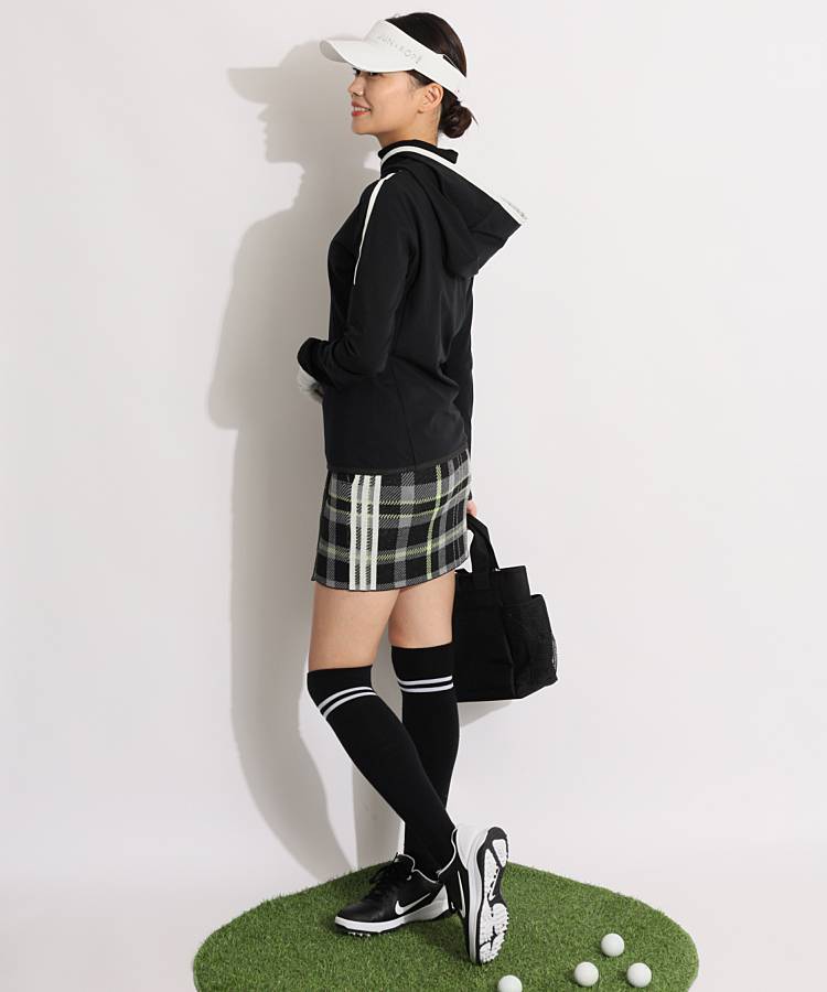 ★新品　タグ付き★archivio ストライプ柄 ゴルフスカート 36 ☆新品 タグ付き☆archivio ストライプ柄 ゴルフスカート 36