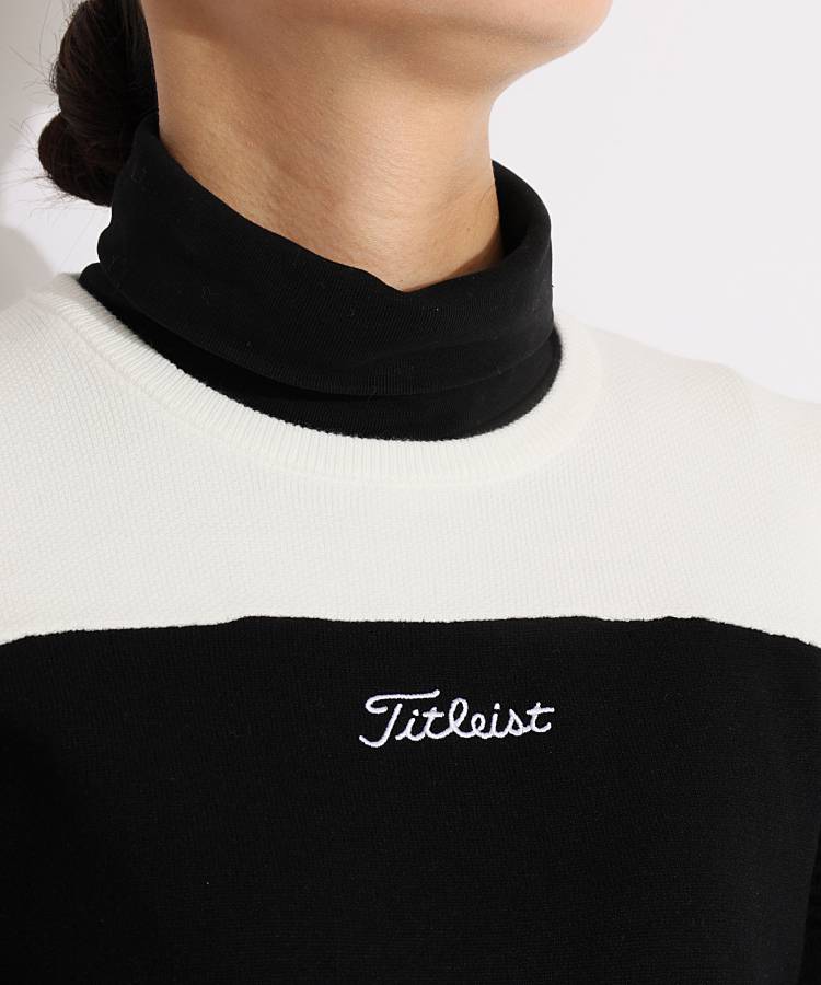 レディースゴルフ Look Titleist(タイトリスト) バイカラー ニット