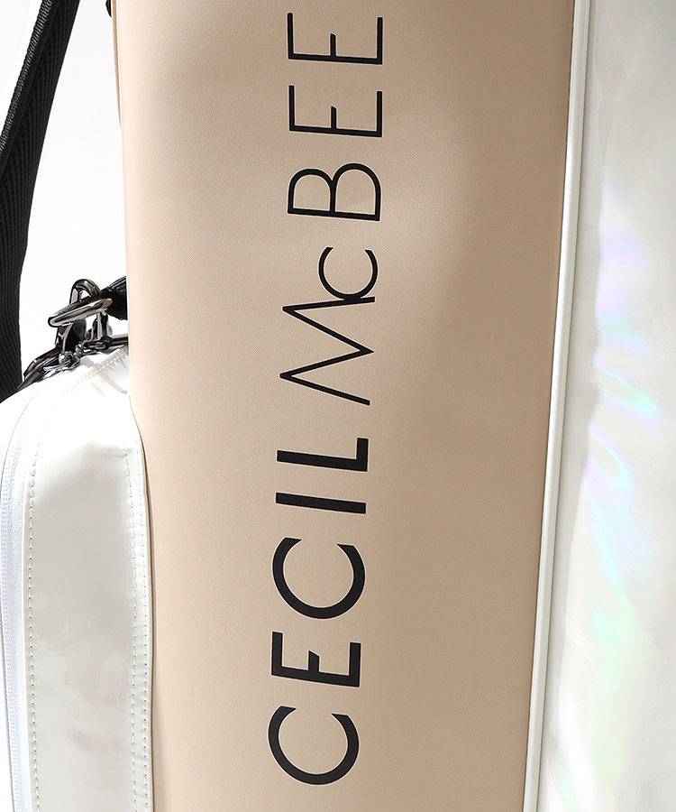 CECIL McBEE キャディバッグ　ホワイト CECIL McBEE セシルマクビーグリーン green キャディバッグ