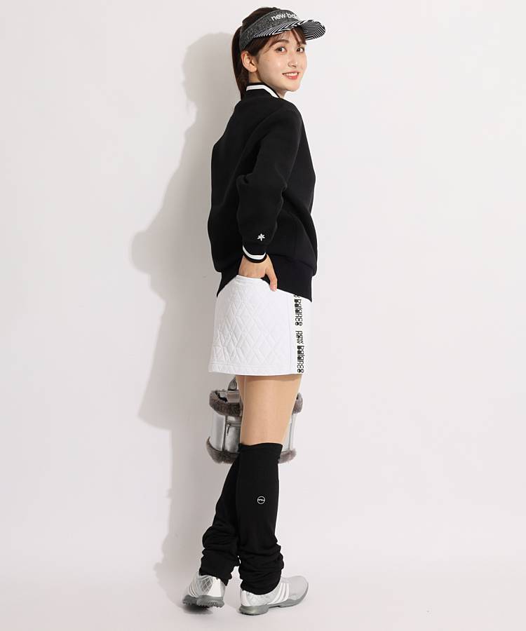 新品タグ付き　ニューバランスゴルフ　スカート　M 中綿　リバーシブル　秋冬　防風 ニューバランスゴルフ NB 【防風保温】サイドロゴテープ