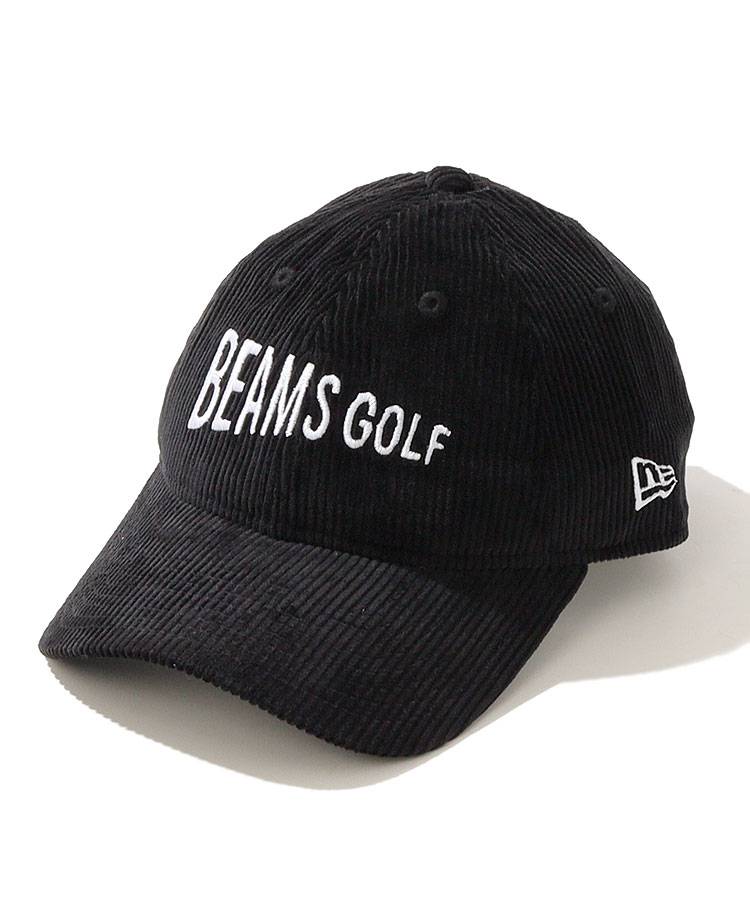 ビームスゴルフ BE [NEWERA]ロゴ刺繍コーデュロイキャップ ゴルフ
