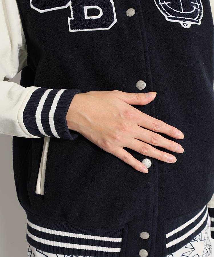 ジャックバニー JB [ドラえもん]パイルワッペンスタジャン レディース