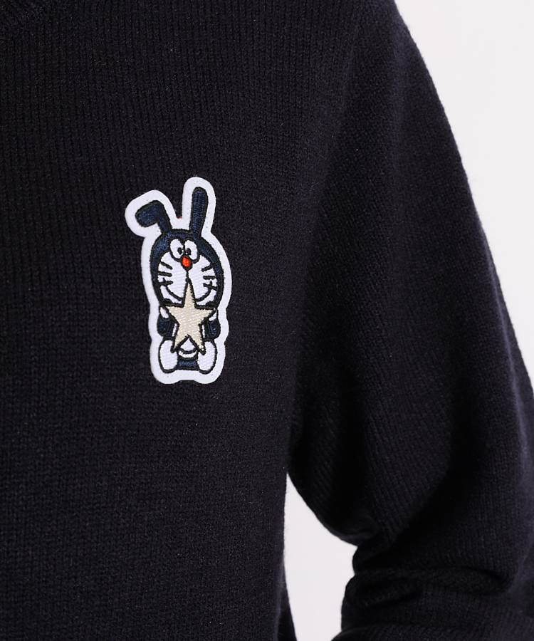 ジャックバニー JB [ドラえもん]モコモコスタークルーネックニット
