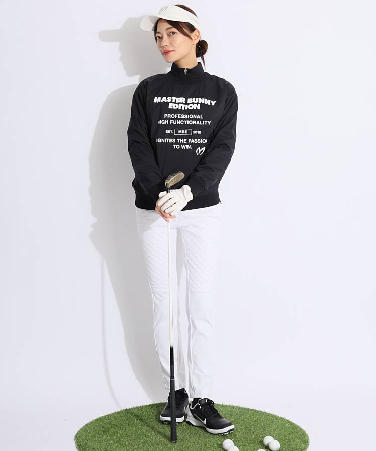 美品　マスターバニー　2wayゴルフスニード1/M レディース　ナイロンメッシュ 758-2988406-8.jpg