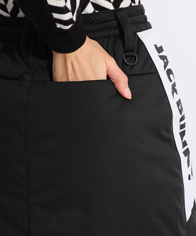 ジャックバニー JB 一体型ペチパンツ付サイドロゴ保温スカート