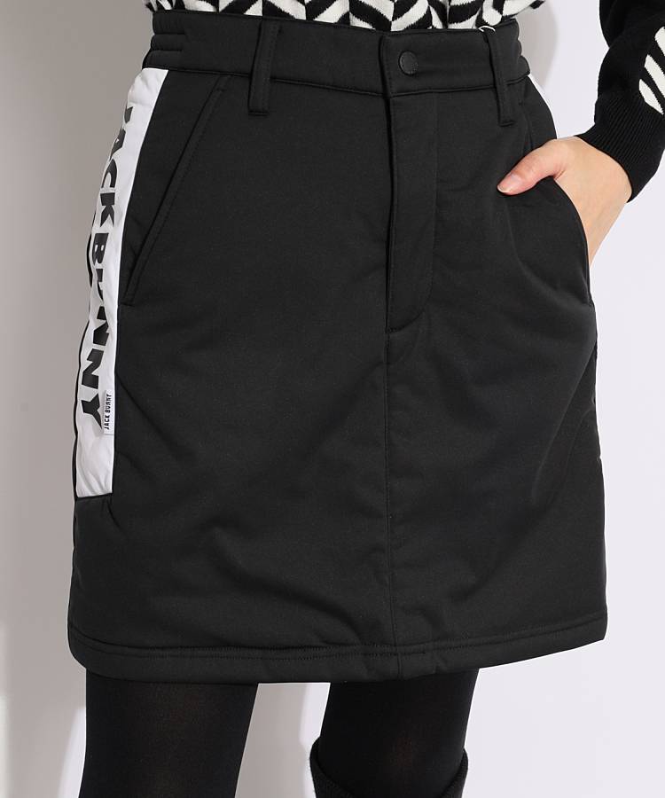 ジャックバニー JB 一体型ペチパンツ付サイドロゴ保温スカート