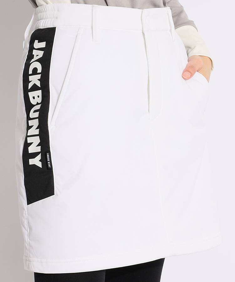 ジャックバニー JB 一体型ペチパンツ付サイドロゴ保温スカート