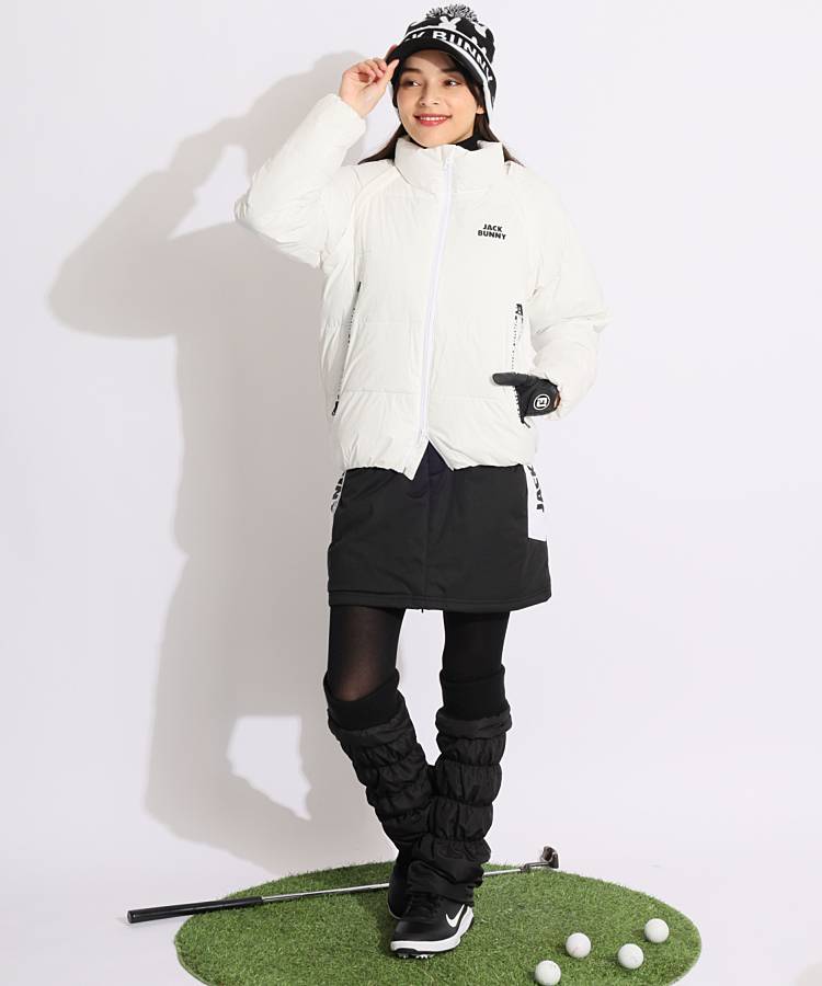 ジャックバニー JB 一体型ペチパンツ付サイドロゴ保温スカート