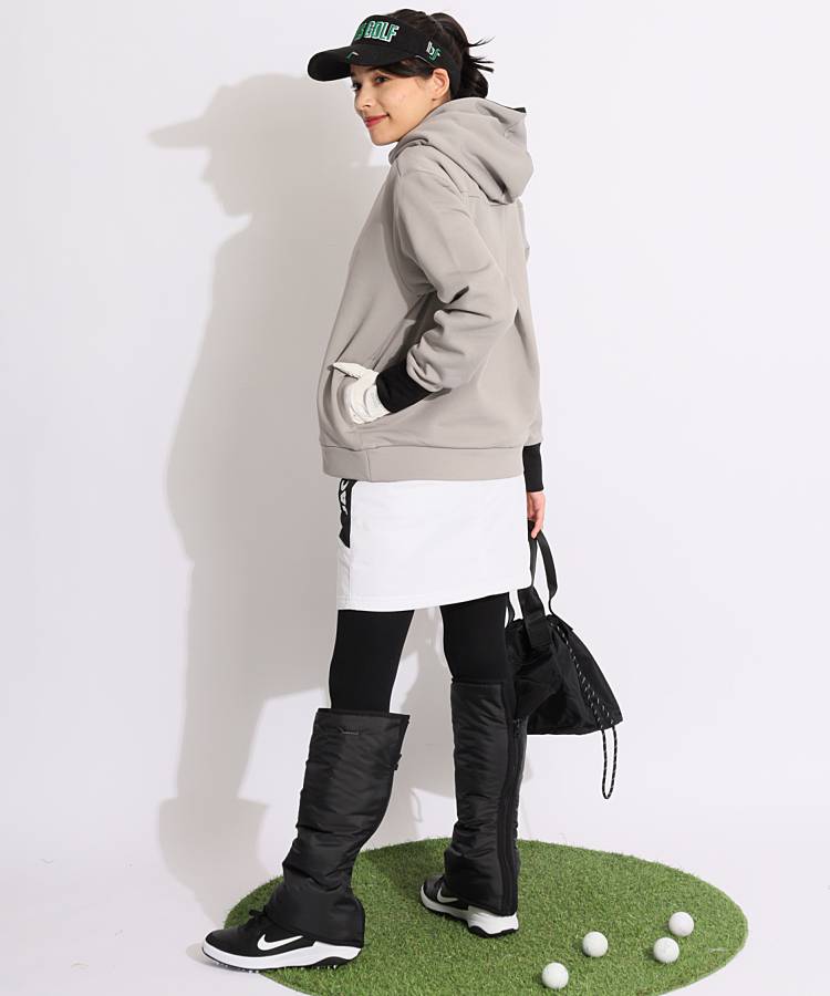 ジャックバニー JB 一体型ペチパンツ付サイドロゴ保温スカート