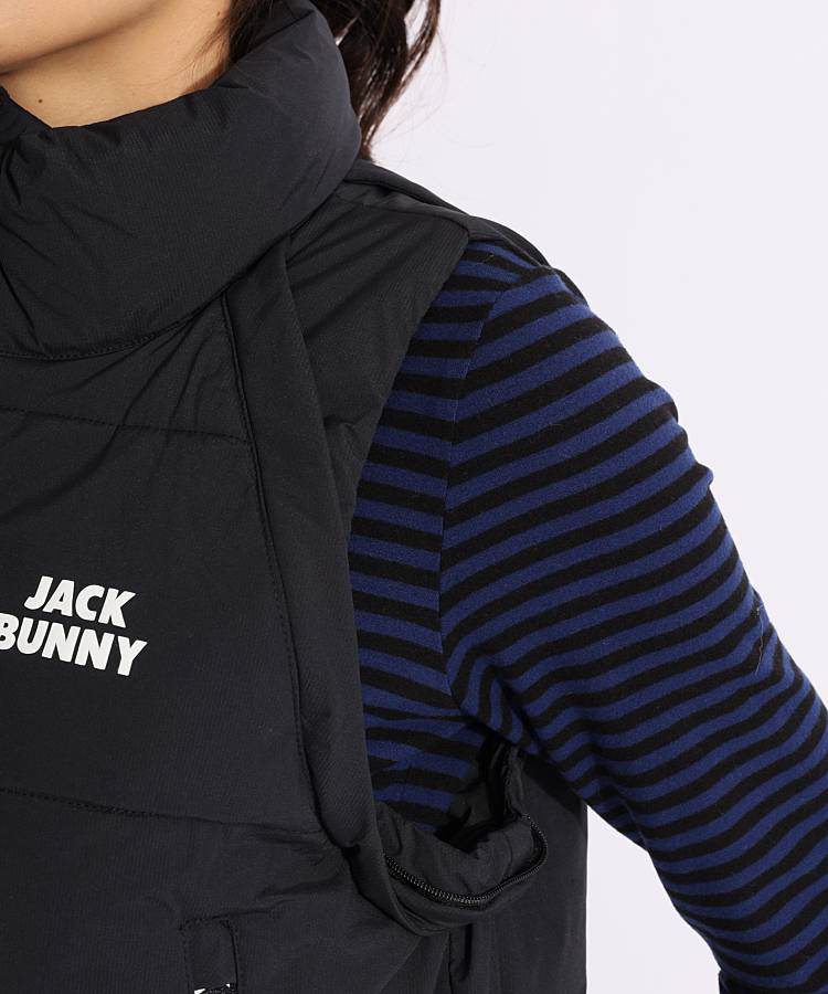 ジャックバニー JB 2WAYロゴジップベストブルゾン レディース