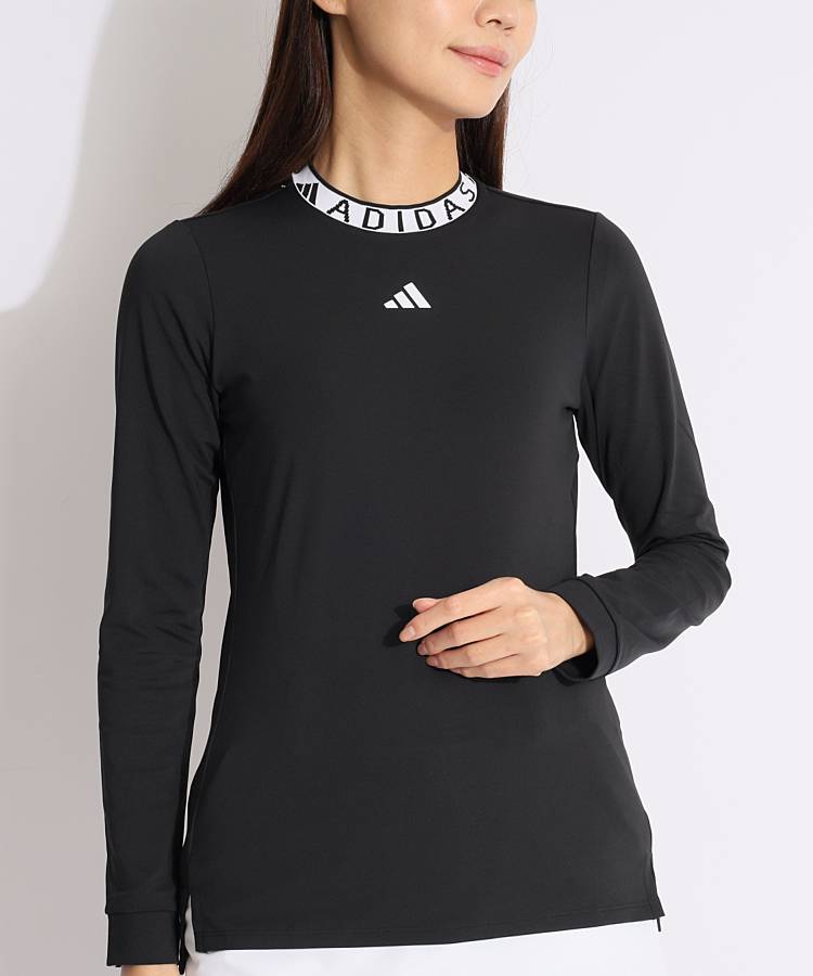 アディダスゴルフ AG ジャガードロゴネック長袖カットソー