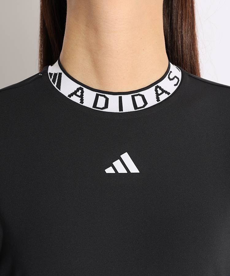 アディダスゴルフ AG ジャガードロゴネック長袖カットソー レディース