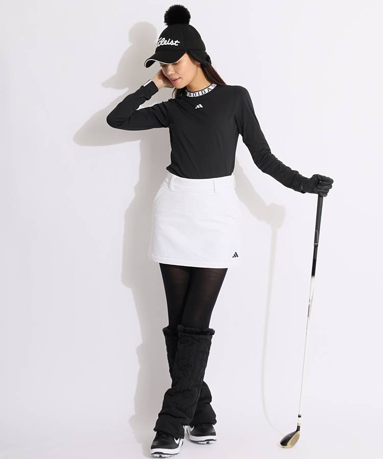 アディダスゴルフ AG ジャガードロゴネック長袖カットソー