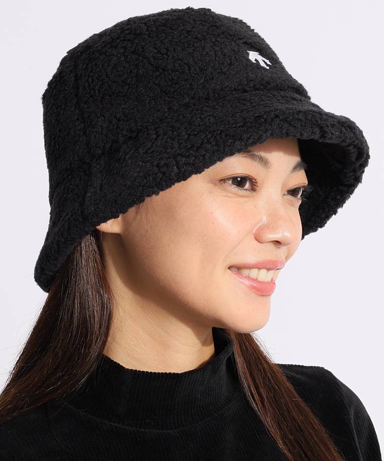 デサントゴルフ DE [DSG]フロントロゴボアバケットハット レディース