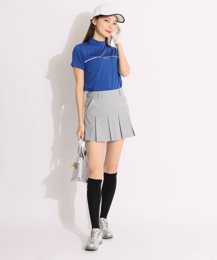【即発送】ゴルフ レディース セントアンドリュース 半袖 トップス（Sサイズ） St ANDREWS セントアンドリュース レディース ゴルフウェア 半袖