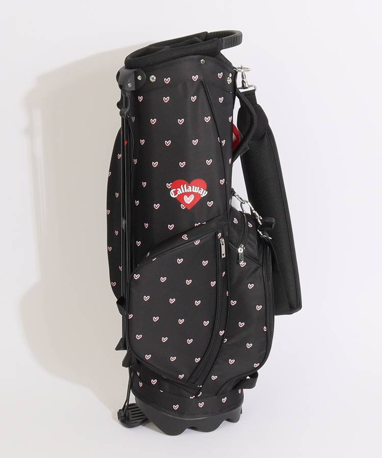 非売品　Callaway キャディバッグ ハート柄 ホワイト 非売品 Callaway キャディバッグ ハート柄 ホワイト - メルカリ